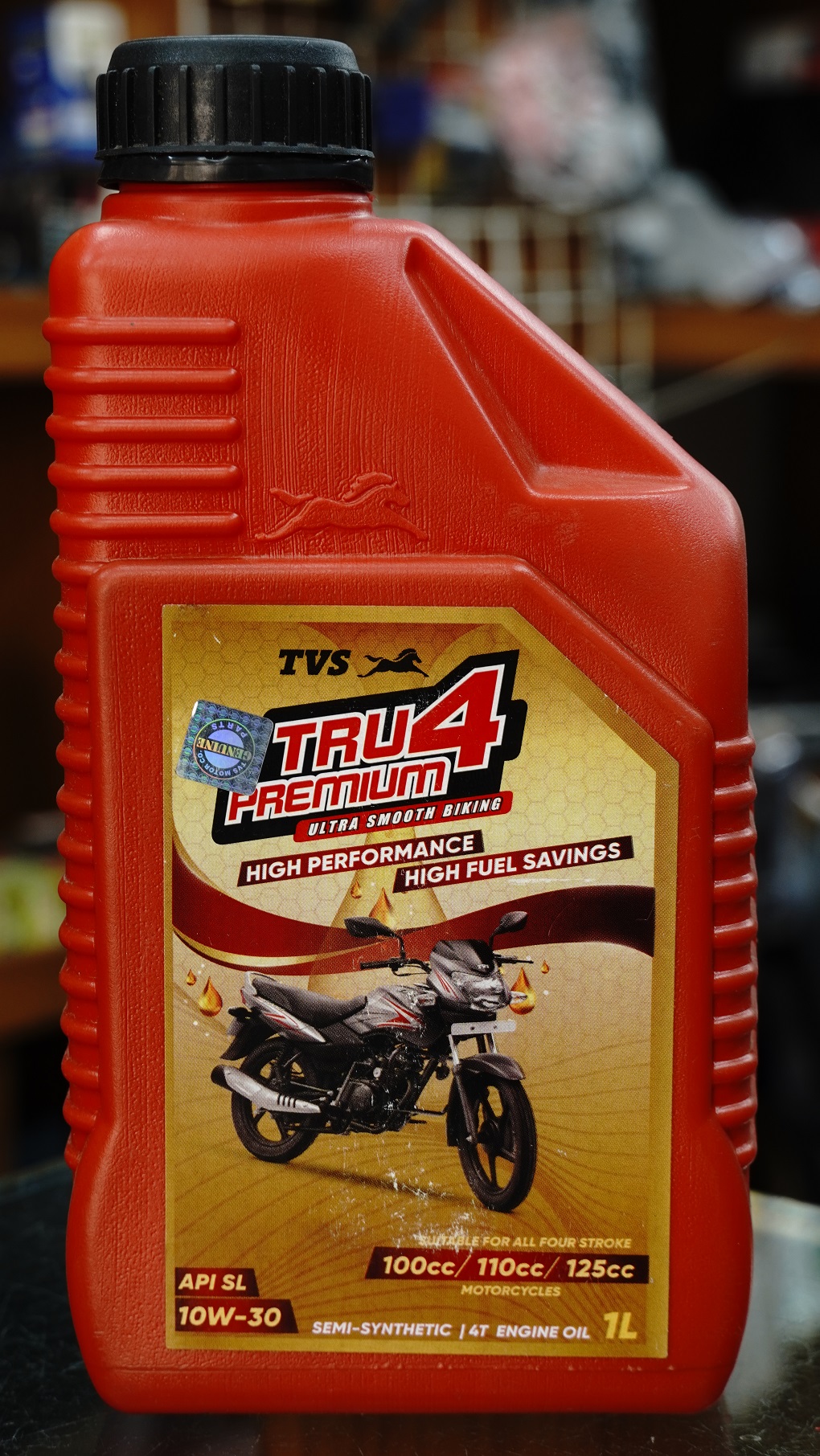 TVS Tru4 Premium 4T 10W30 Semi Synthetic(1L)